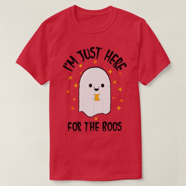 Ich bin gerade hier für Boos T-Shirt (Design vorne)