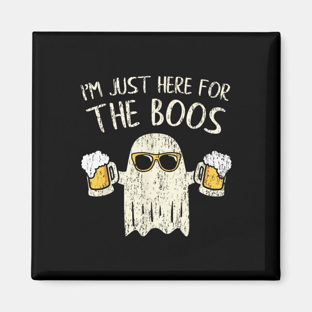 Ich bin gerade hier für das Boos Fun Geschenk Hall Magnet (Vorne)