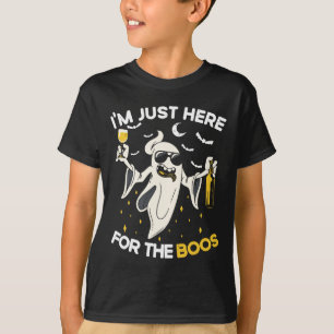 Ich bin gerade hier für das Boos Funny Halloween B T-Shirt