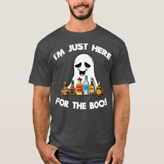 Ich bin gerade hier für das Boos Halloween Drink B T-Shirt