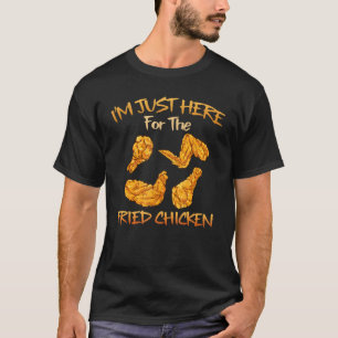 Ich bin gerade hier für das gekochte Huhn Funny Fr T-Shirt