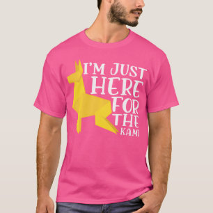 Ich bin gerade hier für das Kami Papier Falten Ori T-Shirt