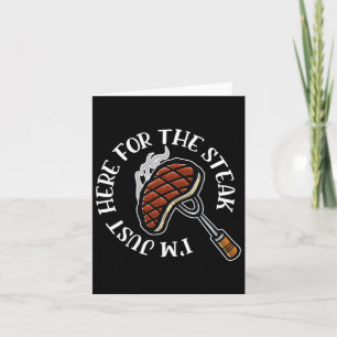 Ich bin gerade hier für das Steak Funny Grillen Me Karte