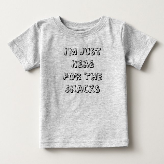 Ich bin gerade hier für den baby t-shirt (Vorderseite)