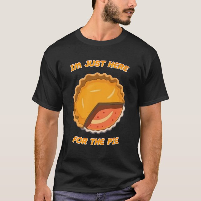 Ich bin gerade hier für den Kuchen T-Shirt (Vorderseite)