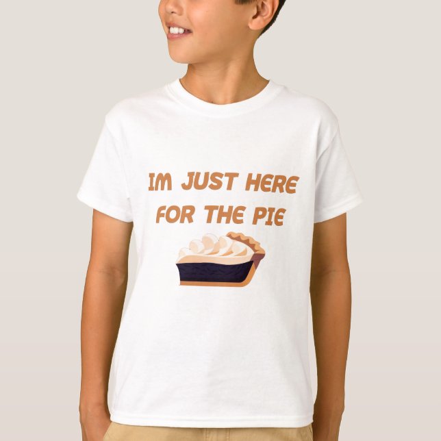 Ich bin gerade hier für den Kuchen T-Shirt (Vorderseite)