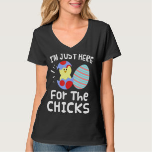 Ich bin gerade hier für den Ostertag der Küken 3 T-Shirt