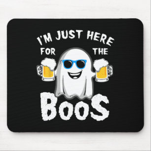 Ich bin gerade hier für die Boos Fun Halloween-Bie Mousepad