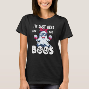 Ich bin gerade hier für die Boos Weingläser Weinsc T-Shirt