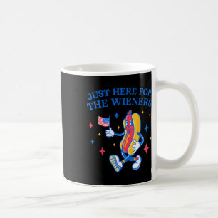 Ich bin gerade hier für die Dackeln 4. Juli Hot Do Kaffeetasse