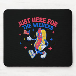Ich bin gerade hier für die Dackeln 4. Juli Hot Do Mousepad