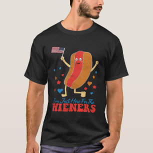 Ich bin gerade hier für die Dackeln am 4. Juli 201 T-Shirt