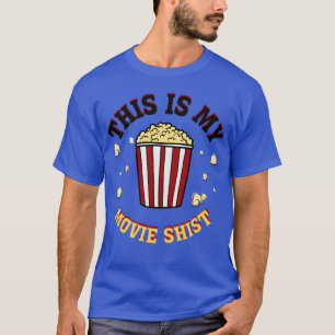 Ich bin gerade hier für die Popcorn Cinama Moviehe T-Shirt