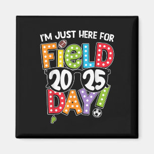 Ich bin gerade hier für Field Day 2025 Games Team Magnet