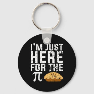 Ich bin gerade hier für Pie Mathe Schlüsselanhänger