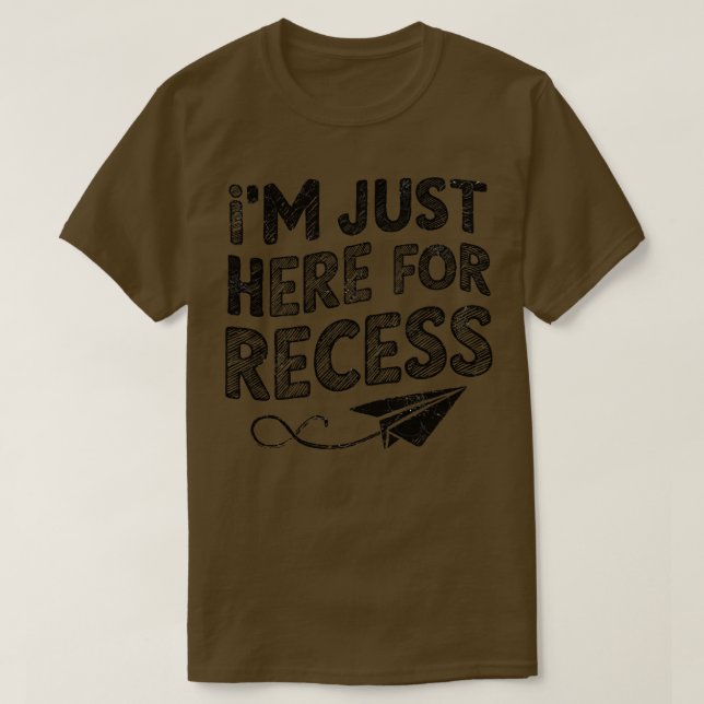 Ich bin gerade hier für Reception 2 T-Shirt (Design vorne)