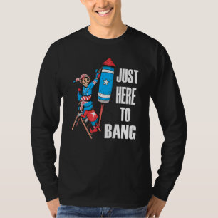 Ich bin gerade hier, um zu Bang Gnomes 4. Juli ame T-Shirt