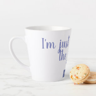 Ich bin gerade wegen der Freude hier Milchtasse