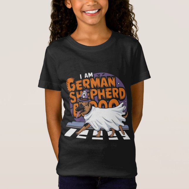Ich bin GERMAND SHEPHERD boo T-Shirt (Vorderseite)