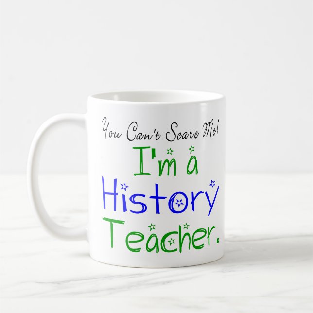 Ich bin Geschichtslehrer. Kaffeetasse (Links)