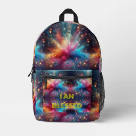 Ich bin gesegnet Back Pack Travel Print Cut Sew Ba Bedruckter Rucksack