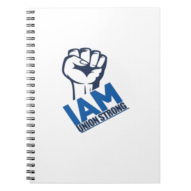 Ich bin Gewerkschaft stark - Arbeitstag Notizblock (Vorderseite)