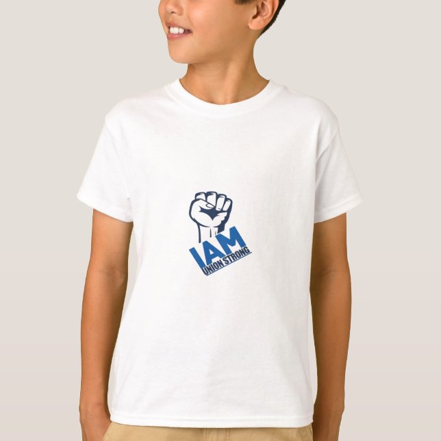 Ich bin Gewerkschaft stark - Arbeitstag T-Shirt (Vorderseite)