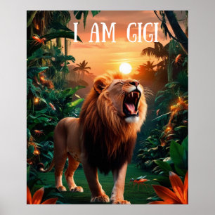 Ich bin gigi Urgroßmutter starke Frau reif  Poster