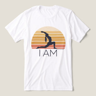 ICH BIN GLAUBE YOGA KLEIDUNG SONNE LOGO Tri-Blend SHIRT