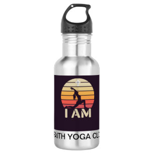 ICH BIN GLAUBT YOGA KLEIDUNG Kleine SS-Flasche Edelstahlflasche