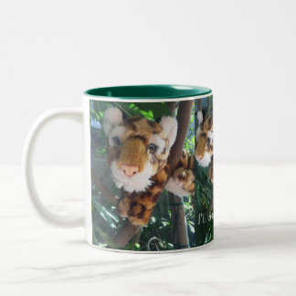Ich bin gleich da! NIEDLICHE LEOPARD-Rescue-Crew Zweifarbige Tasse