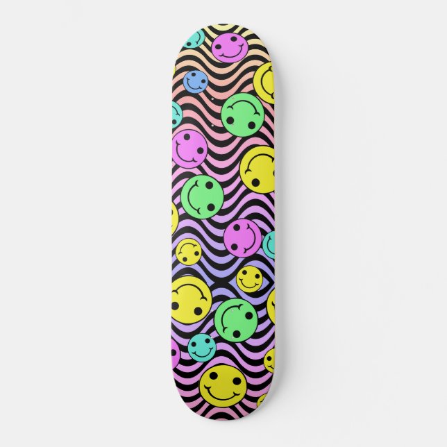 Ich bin glücklich auf der Innenseite Skateboard (Vorderseite)