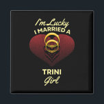 Ich bin glücklich, dass ich ein Trini Girl Wedding Magnet<br><div class="desc">Ich bin glücklich,  dass ich ein Trini Girl Wedding Ehemann Verheiratet habe</div>
