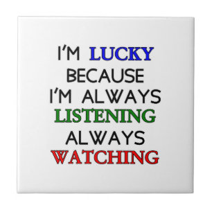 Ich bin glücklich fliese