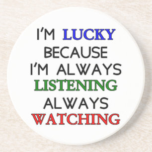 Ich bin glücklich getränkeuntersetzer