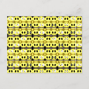 Ich bin glücklich!_ postkarte