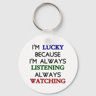 Ich bin glücklich schlüsselanhänger