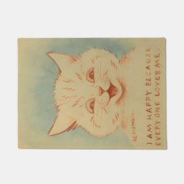 Ich bin glücklich, weil alle mich Lieben (Jovial C Fußmatte