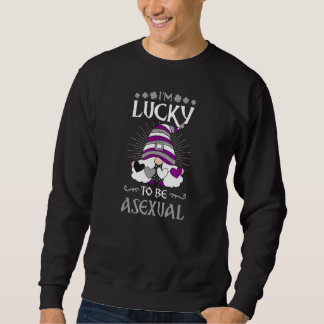 Ich bin glücklich, zum St. Patrick's Day Gno asexu Sweatshirt