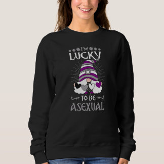 Ich bin glücklich, zum St. Patrick's Day Gno asexu Sweatshirt