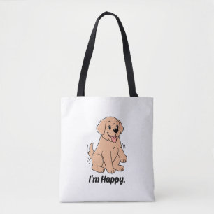 Ich-bin-glücklicher-süßer-goldener-Retriever-Welpe