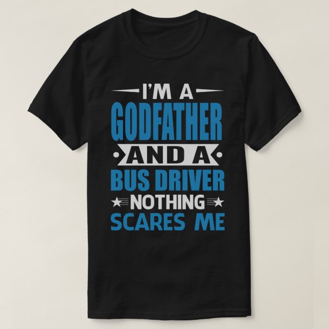 Ich bin GODVADER und Busfahrer... T-Shirt (Design vorne)