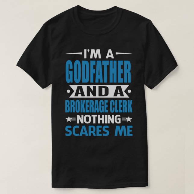 Ich bin GODVATER und Maklerin Nichts Sca T-Shirt (Design vorne)