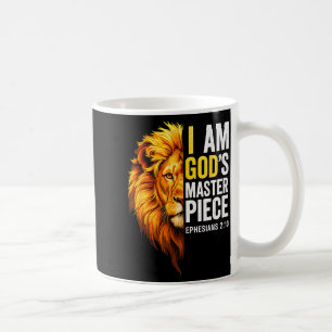 Ich bin Gottes Meisterwerk Christlich Epheser 2_20 Kaffeetasse