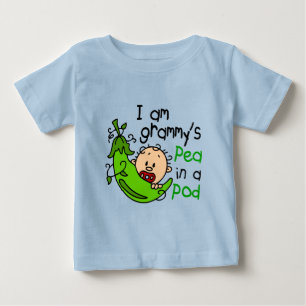 Ich bin Grammys Erbse in einer Hülse Baby T-shirt
