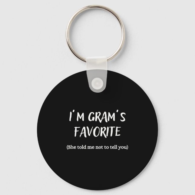 Ich bin Grams Favorit -  Schlüsselanhänger (Vorderseite)