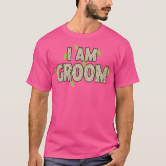 Ich bin Groom Mens Funny Bachelor Wedding Flitterw T-Shirt