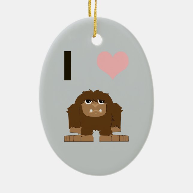 Ich bin groß keramik ornament (Hinten)