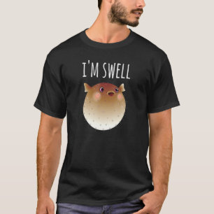 Ich bin großartig Kugelfisch Wortspiel Kugelfisc T-Shirt