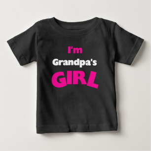 Ich bin Großvaters Mädchen Baby T-shirt